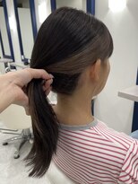 インナーカラーケアブリーチイヤリングカラーハイライトレイヤー