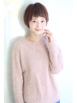 オーロ 千里山店(ORO)&nbsp;20代30代40代50代美髪ピンクブラウン切りっぱなしボブショート