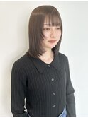 グレージュカラー × レイヤーカット