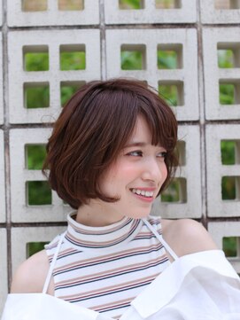 アンソレイユ ヘアー ガーデン(ensoleille hair garden) ショートボブ
