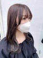 髪工房 アイミ(髪工房Aimi)&nbsp;透明感のあるグレージュカラー。ブリーチなしです！