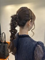 ゆるっと高めの編み下ろし♪