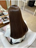 シアーカラー オリーブ ストレート