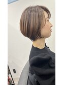 ショート　白髪ぼかし　髪質改善　白髪染め