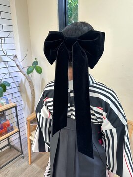 シフト(SHEEFT) お嬢様ビックリボンアップヘア★和装袴着物ヘアアレンジ