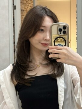 トリア(the tria) 似合わせ/レイヤーカット/グレージュ／ベージュ/髪質改善