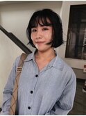 ミニボブと、くねっとパーマ