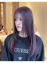 リード バイ ラグーン(LEAD by LAGOON)&nbsp;ピンクラベンダー☆顔周りレイヤー☆ケアブリーチ