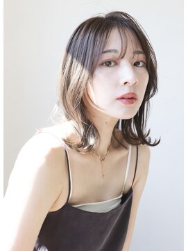 ミット バイ ツリー 吉祥寺(mit by tree) くびれヘアグラデーションカラーフェイスフレーミング鎖骨ミディ