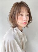アプリコットオレンジくびれヘアハイライトカラー夏