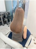 美髪＊ミルクティーベージュ＊＊髪質改善＊Zina札幌