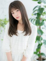 ネル 仙台(Nelu)&nbsp;仙台/髪質改善/うる艶髪☆オリーブグレー☆レイヤーロングd