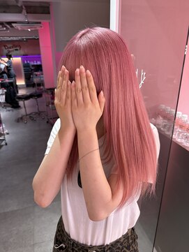 ダズリングディア(Dazzling Deer) ピンク／ピンクパープル/ハイトーン／ロング／ストレート／学割