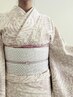 着物小紋(普段着の装い) レンタル+着付け+無料のヘアセット