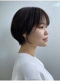 大人ショートマッシュショート丸みショートハンサムショート