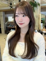 グランド(GRAND)&nbsp;セミロング30代40代ストレートレイヤー前髪なし前髪あり表参道