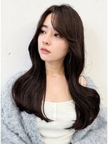 アンジュール 荒田店(UNJOUR.)&nbsp;髪質改善ブラウンロング◎暖色系ツヤカラー