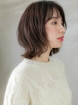 カバーヘア ブリス 北浦和(COVER HAIR bliss)&nbsp;シースルーバング外ハネくびれボブウルフカットX北浦和20代30代