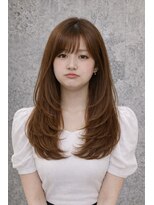 ヘアアンドデザイン ネイビー(Navy)&nbsp;ロングレイヤー