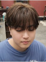 グロウ 天神店(growth) 天神シースルーマッシュ韓国風ニュアンスパーマストレートパーマ