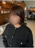 ブリーチなしWカラー　× ショコラブラウン