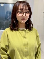 リル 四条河原町(LiLu)&nbsp;ミディアムパーマレイヤーパーマウェーブパーマ小顔パーマ
