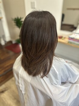 EN-i hairsalonの写真/【認定済みのオーガニックカラー取扱店◎】ダメージレスカラーを使用し、カラーを繰り返しても髪艶やか♪
