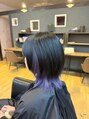 ヘアーサロン リアン 鴻巣店(hair salon Rien)&nbsp;色落ちも楽しめるパープルカラー