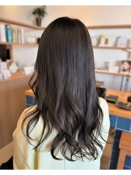 リエットヘアー 西尾市杢左店(Lie-et. hair) 【西尾市】後ろ姿まで美しい、艶めくグレージュカラー