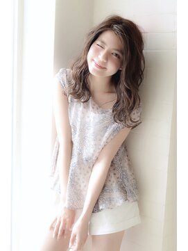 クロム バイ リエット(Chlom by Lietto) Chlom ☆王道エアリーウェーブグレージュミディ　TEL 0364574337