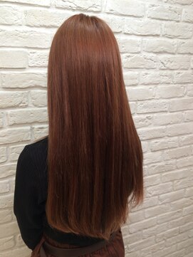 アンククロス 表参道(ANKH CROSS) オレンジベージュ×ロアエクステ【ANKH CROSS表参道】