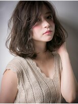 カバーヘア ブリス 上尾西口店(COVER HAIR bliss) *bliss上尾*黒髪がセクシー♪くせ毛風くびれセミディx