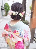 成人式ママ振りヘアアレンジ