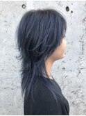 ウルフスタイル×ネイビーグレー【レーヴ】