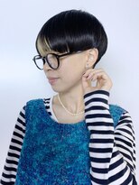 アイティー バイ アルバム 中野店(IT by ALBUM) 刈り上げショート_マッシュショートカーキグレージュ_ba336021