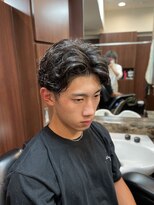 ヒロギンザ 新橋店(HIRO GINZA)&nbsp;ナチュラルパーマ×センターパート