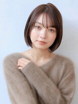 リトル ソルト 渋谷(little×salt)&nbsp;シンプル内巻きストレートボブスタイル