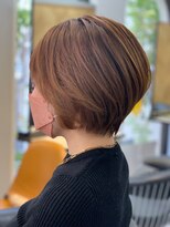 カーサ バイ ハミュウ たまプラーザ(CASA by Humium)&nbsp;20代30代40代☆大人可愛いピンクベージュ前下がりボブ