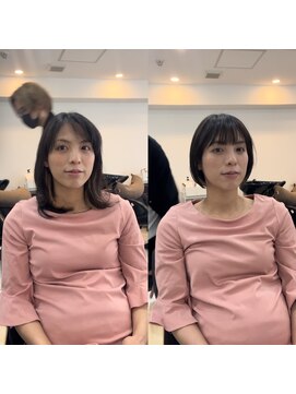 メモリーズ 銀座(Memories) 簡単スタイリング！似合わせショートヘア！前髪あり