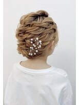 ギャラリーアンジュ 梅田店(Gallery Ange)&nbsp;編み込みアップスタイル