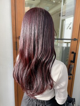 シーラス(cirrus) 【cirrus】チェリーブラウン×ロング20代/30代/40代/50代