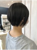 福山美容室caary似合わせカット 丸みショートボブ