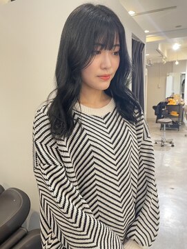 ピヨン 心斎橋(piLLon) ブリーチなし　暗髪