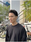 スパイラルパーマフェードカット