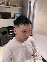 フランクスバーバーザスタンド(Frank’s barber the stand)&nbsp;クロップビジネスショートF