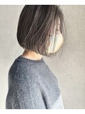 ナチュラルハイライトで透明感白髪染め