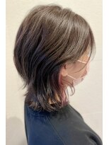 ヴィラ 川西店(Villa)&nbsp;20代30代ウルフインナーカラー立体感小顔丸み乾かすだけ