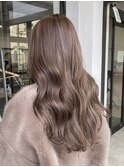 20代30代☆艶髪ショコラブラウン髪質改善ロングゆる巻きウェーブ