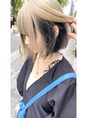 アンブレラカラー「ハイトーンボブ」