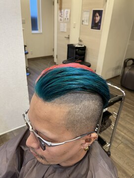 ヘア ラボ トアル(hair labo toaru) モヒカン×2トーン